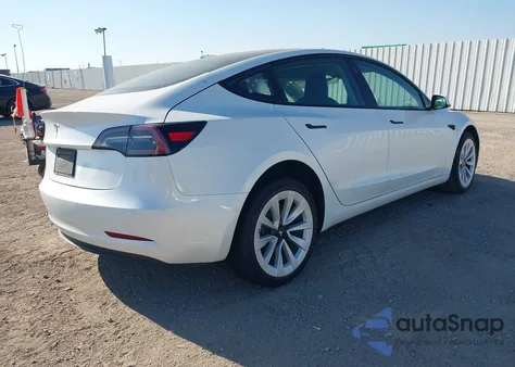 2021 Tesla Model 3 Standard Range Plus Rear-Wheel Drive from USA, damaged, VIN 5YJ3E1EA9MF075616